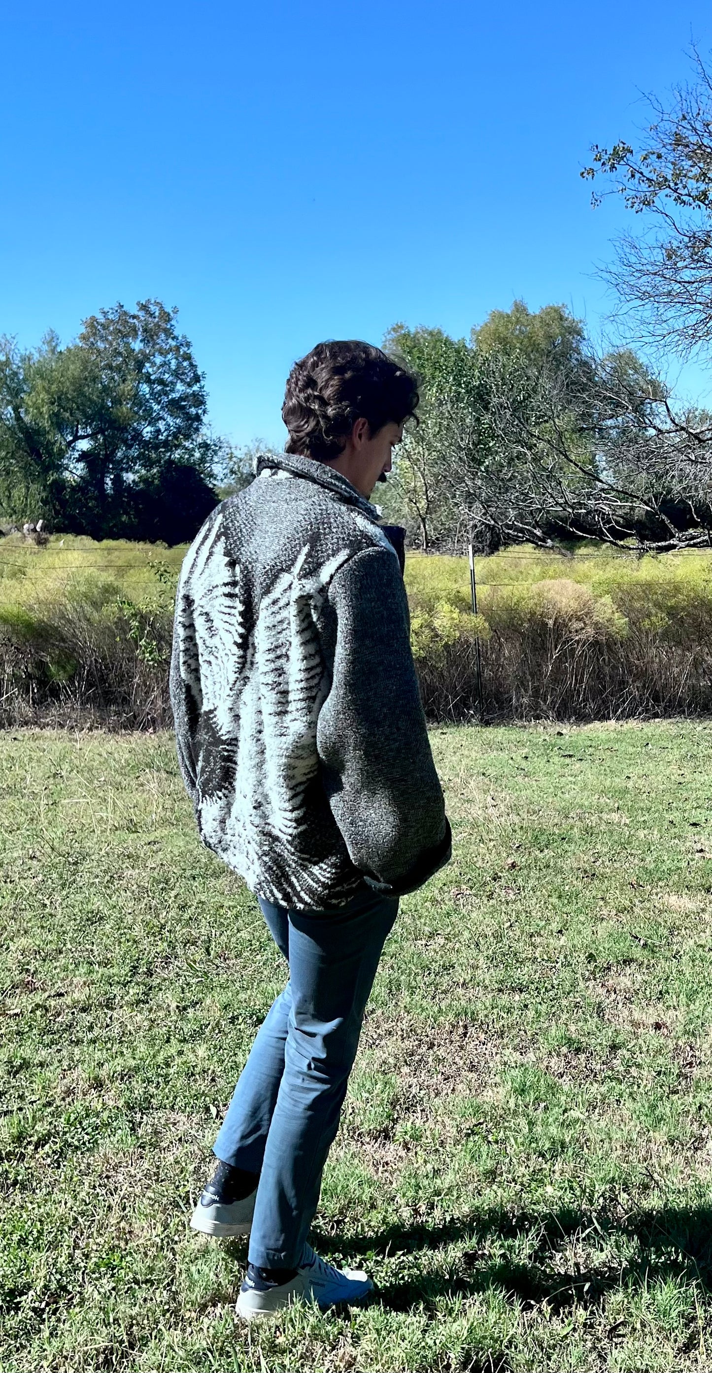 Vintage *Eagle* Flannel Blanket Jacket, Warm and Unisex Styling
