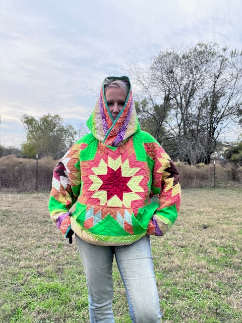 Super Cool Lone Star Hoodie Sweatshirt Style Size L/XL