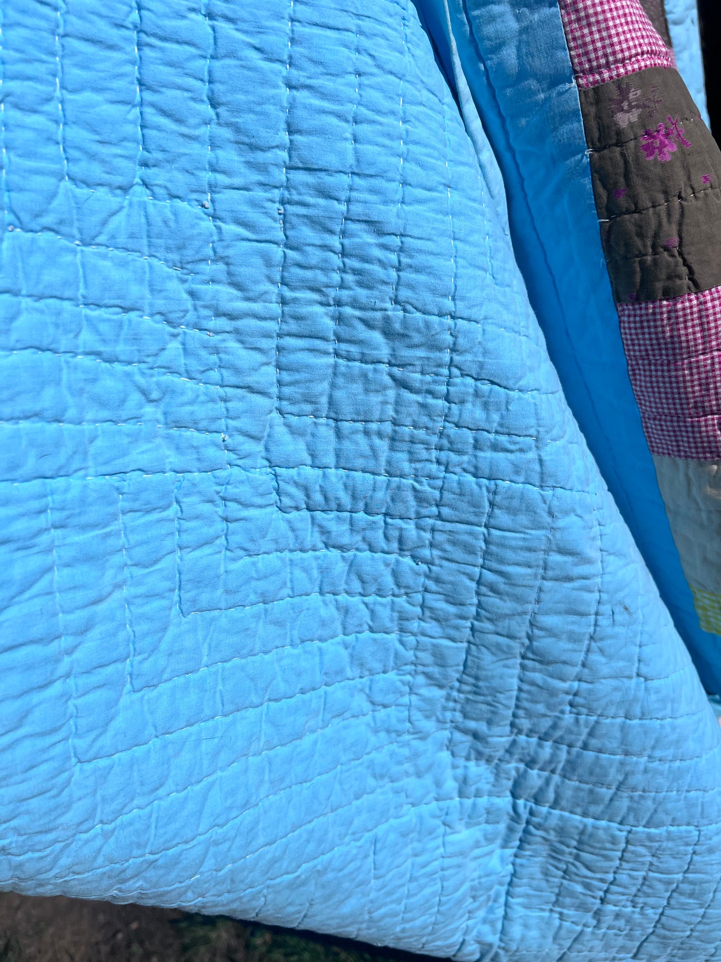 A classic Nine-Patch quilt, which is one of the most fundamental and versatile patterns as a cutter/crafter