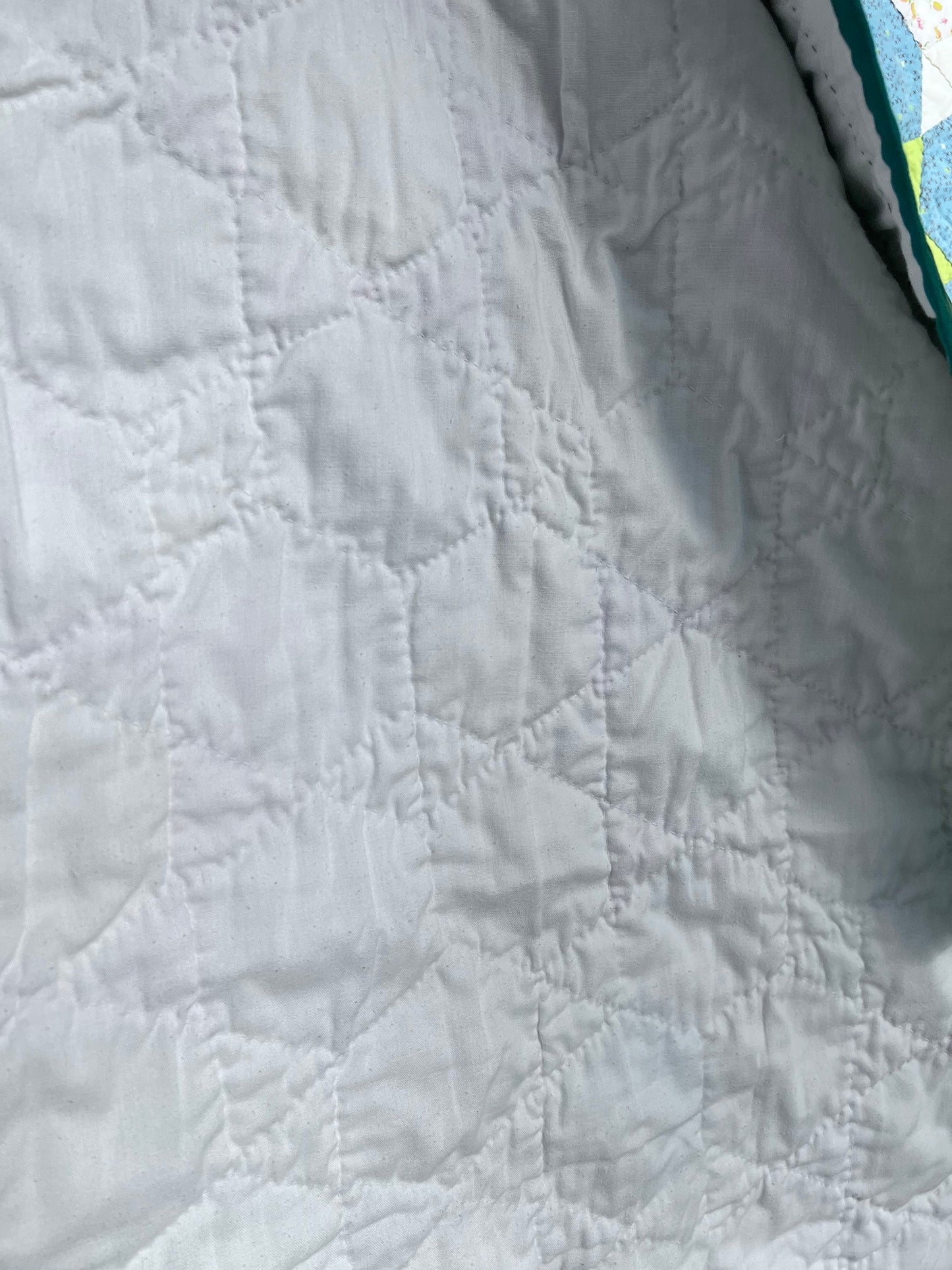 Gorgeous Vintage Quilt featuring Star of the West Block in a Floral Design