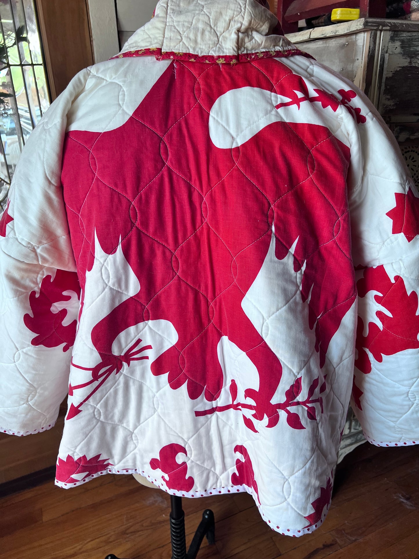 Stunning Americana Eagle Quilted Jacket in our Lucy Design