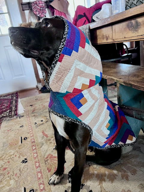 Matching Quilt Jacket Coat Set, Jacket and Dog Coat!