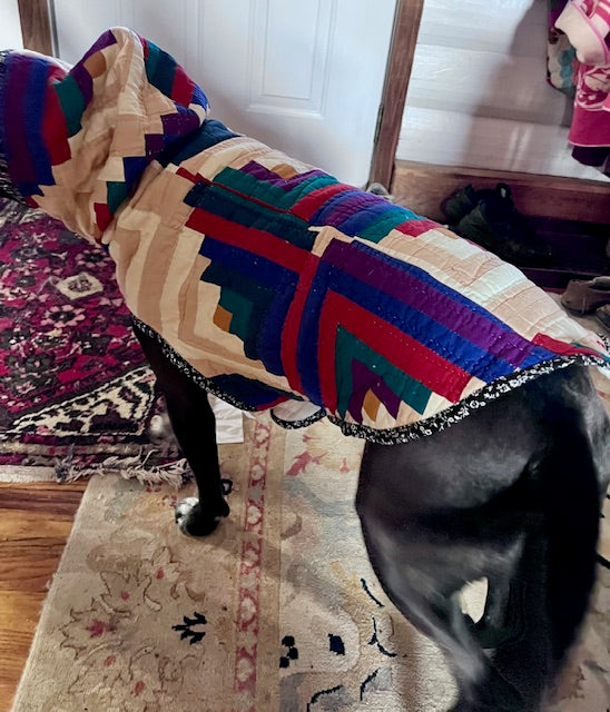 Matching Quilt Jacket Coat Set, Jacket and Dog Coat!