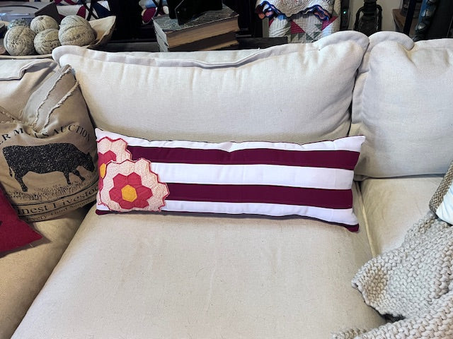 Americana Patriotic American Flag Cotton Pillows