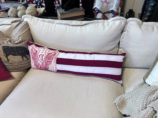 Americana Patriotic American Flag Cotton Pillows
