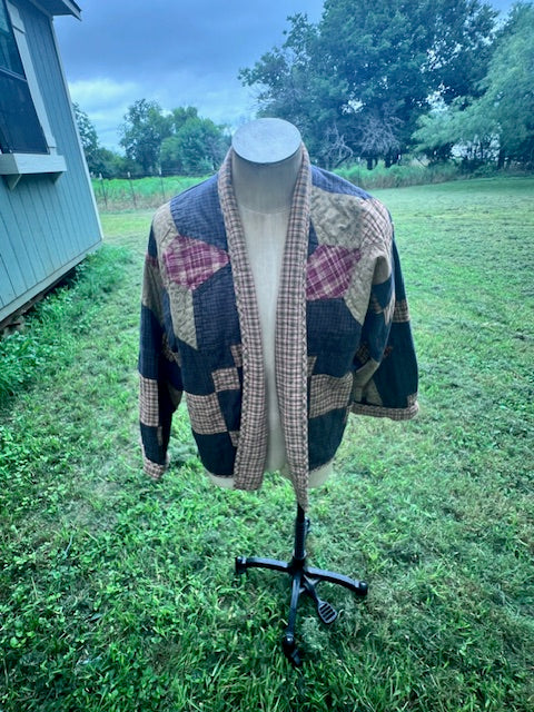 Matching Quilt Jacket Coat Set, Jacket and Dog Coat!
