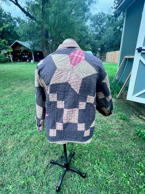 Matching Quilt Jacket Coat Set, Jacket and Dog Coat!