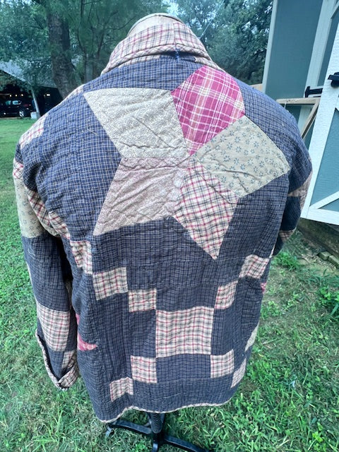 Matching Quilt Jacket Coat Set, Jacket and Dog Coat!