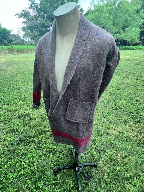 Classic Quilt Jacket Coat Long Duster, Blanket Jacket