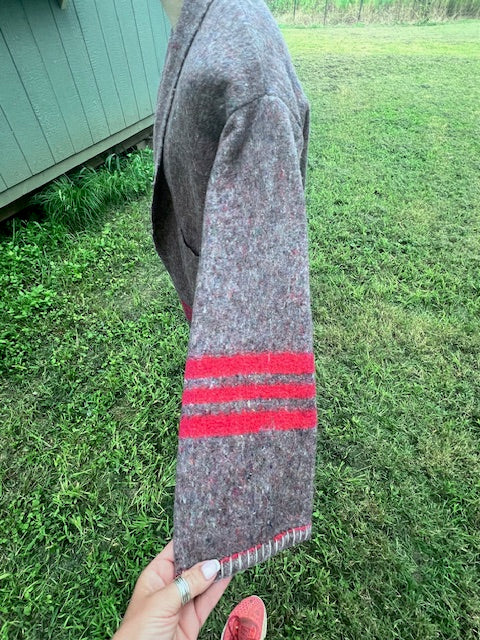 Classic Quilt Jacket Coat Long Duster, Blanket Jacket