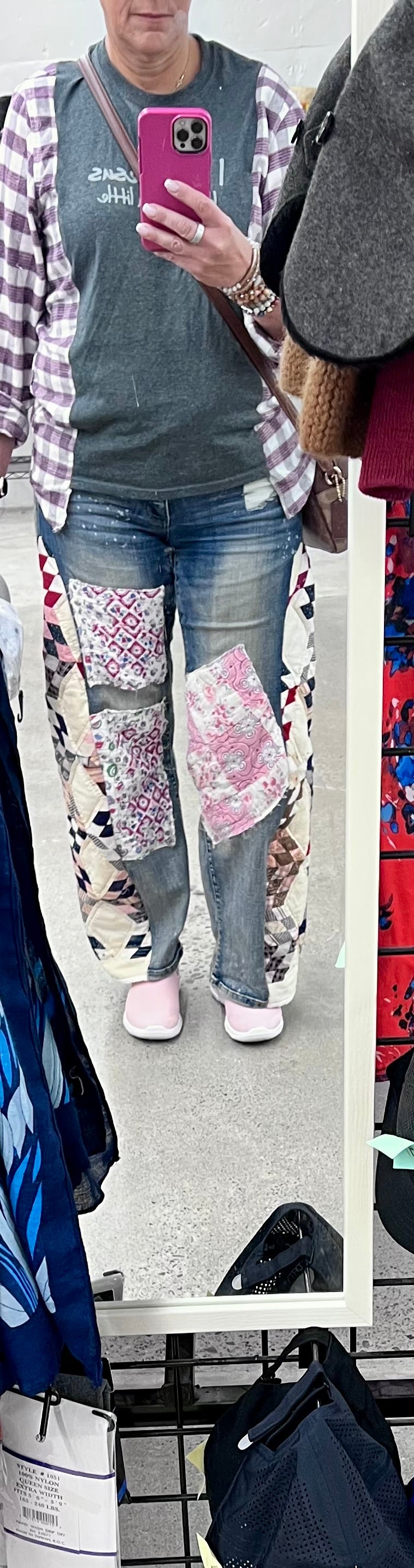 Super Chic ~Free People Inspired~ Patchwork Barrel Quilt Jeans - Your Jeans, My Artistry!