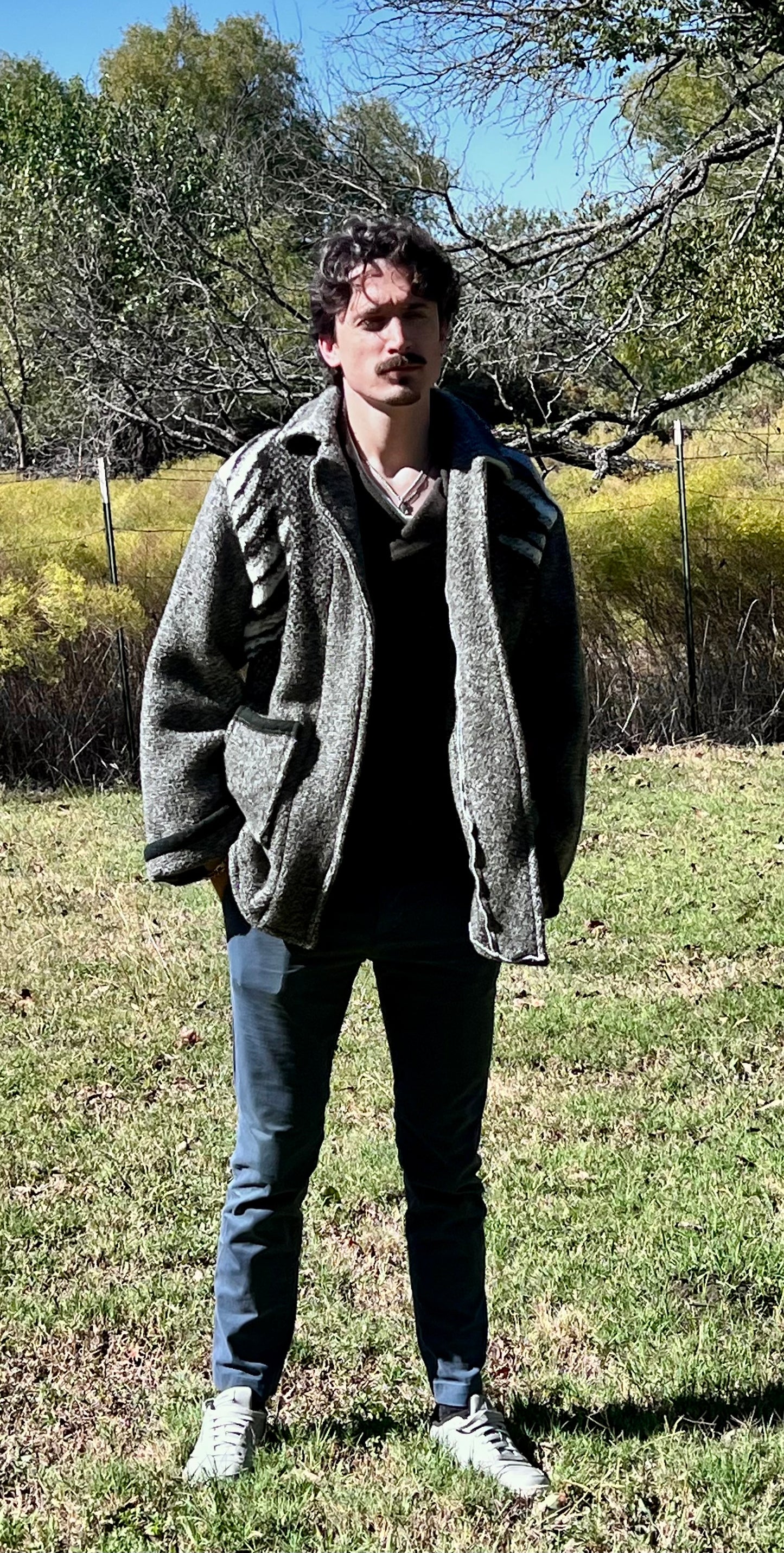 Vintage *Eagle* Flannel Blanket Jacket, Warm and Unisex Styling