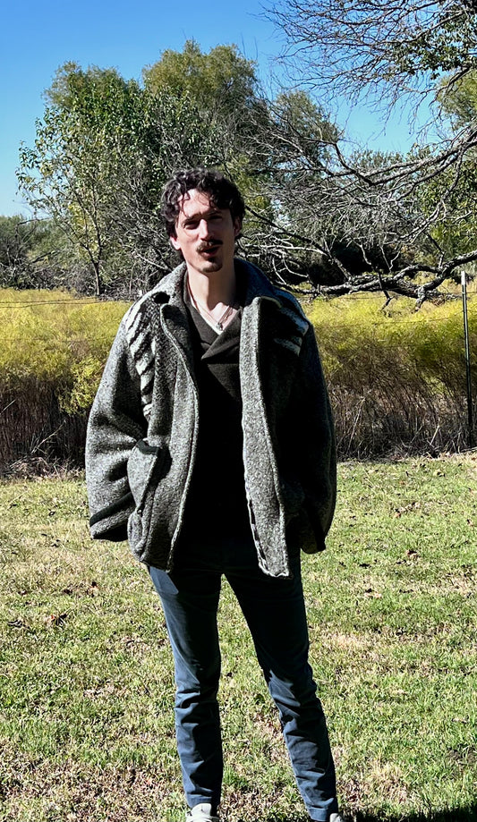 Vintage *Eagle* Flannel Blanket Jacket, Warm and Unisex Styling