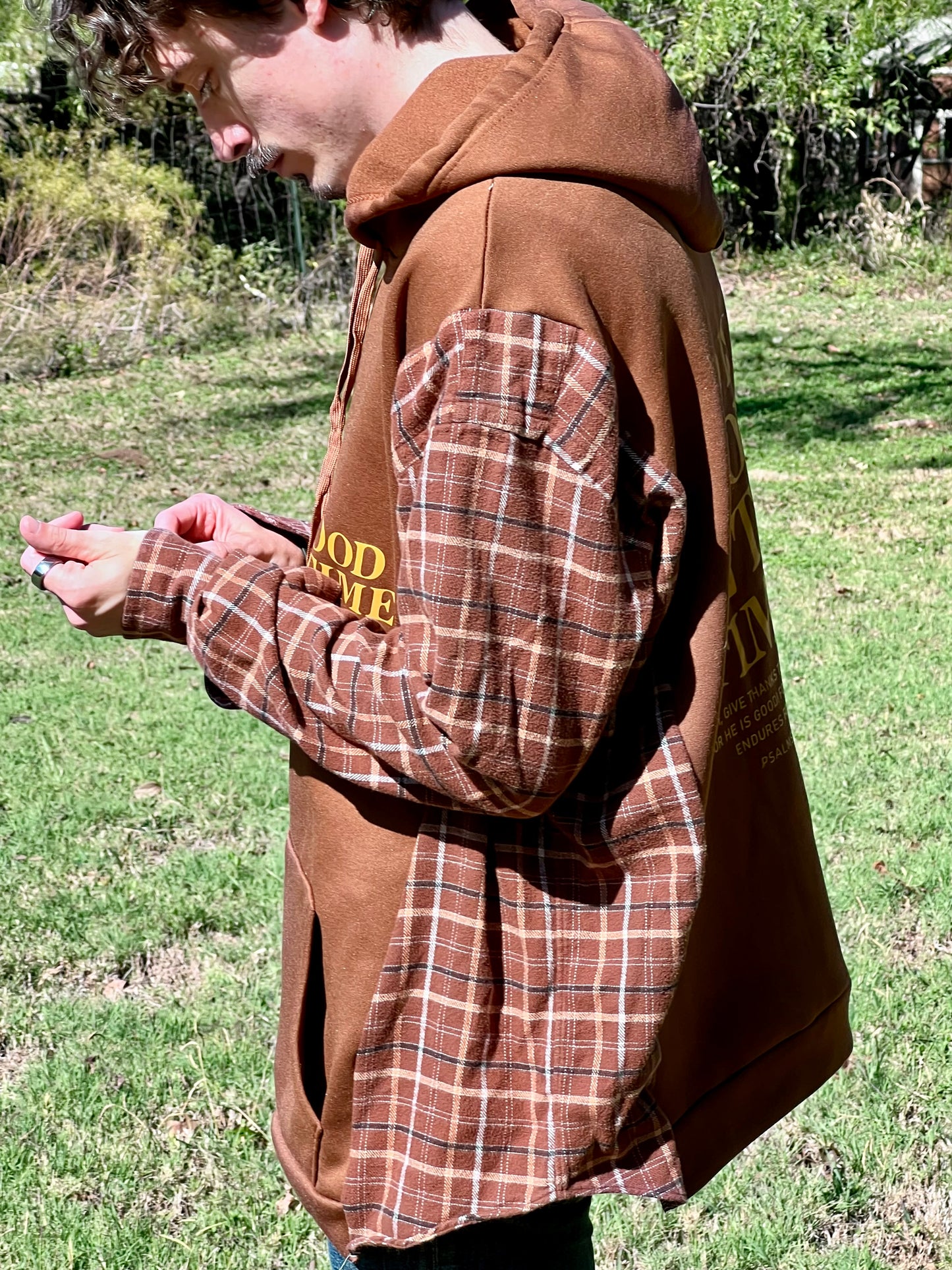 Faith Collection - In Stock - God is Good All the Time! Upcycled Sweatshirt
