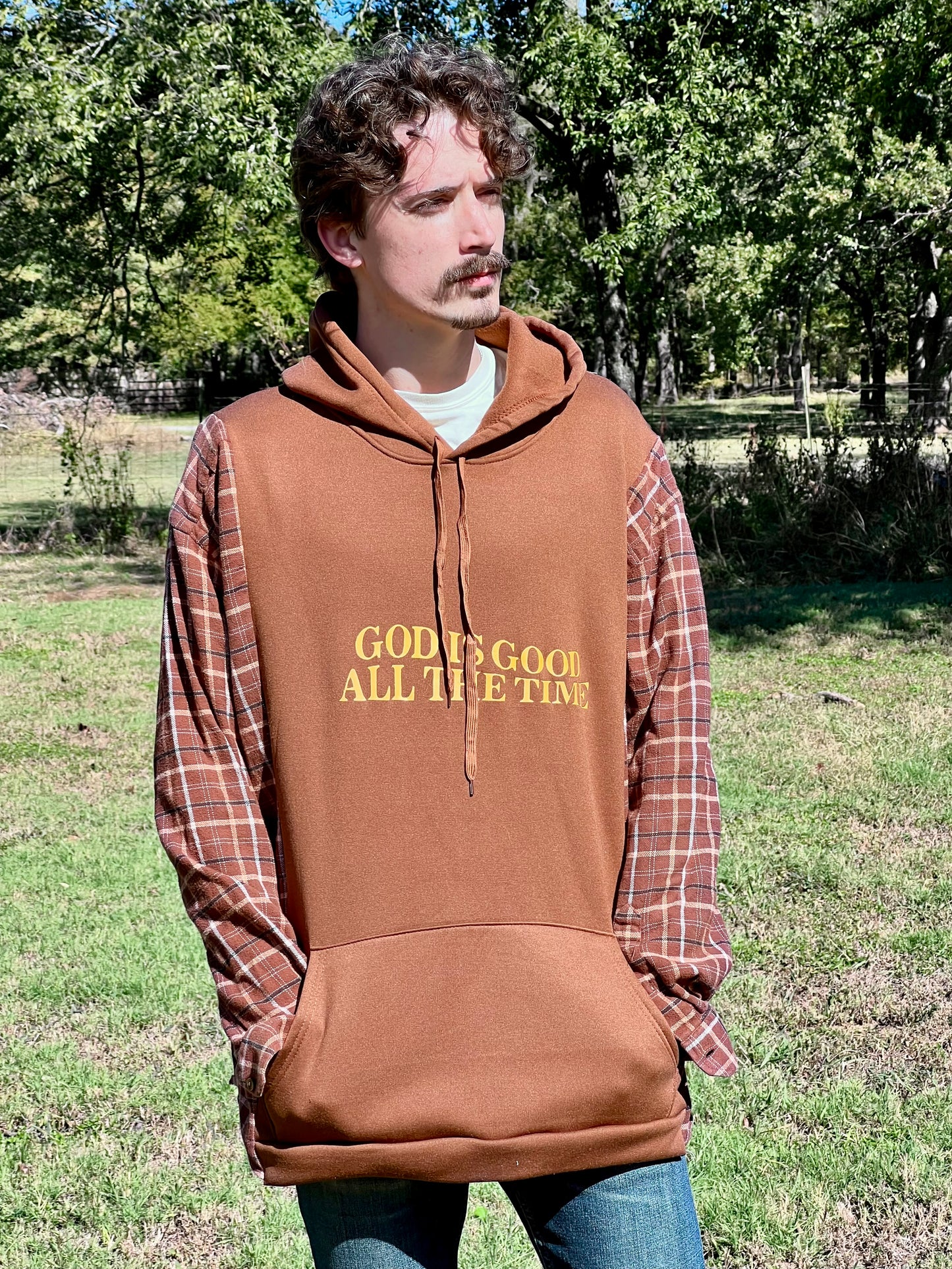 Faith Collection - In Stock - God is Good All the Time! Upcycled Sweatshirt