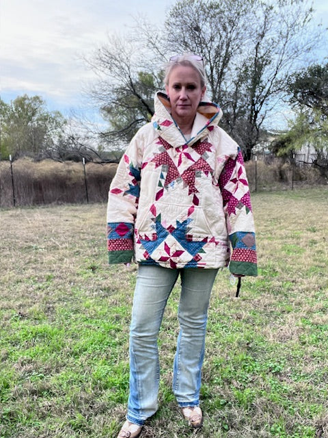 Super Cool Vintage Star Hoodie Sweatshirt Style Size L/XL