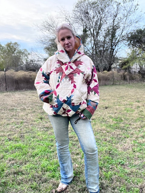 Super Cool Vintage Star Hoodie Sweatshirt Style Size L/XL