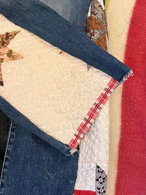 Super Chic ~Free People Inspired~ BARREL Quilt Jeans - Your Jeans, My Artistry!