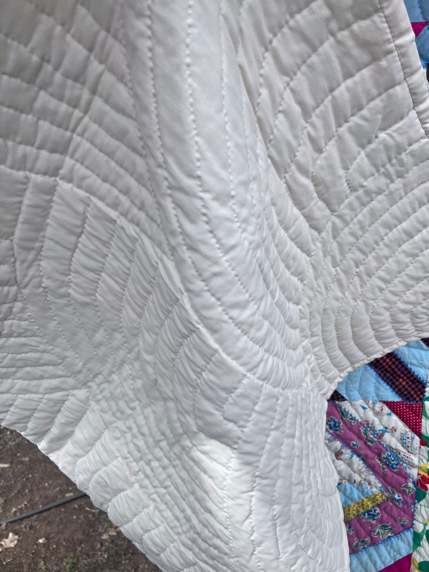 Getting your groove in with this unusual strappy quilt.