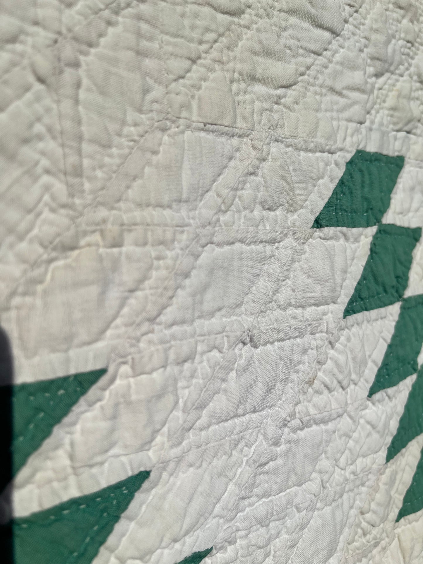 The Peach Lone Star Vintage Antique Quilt
