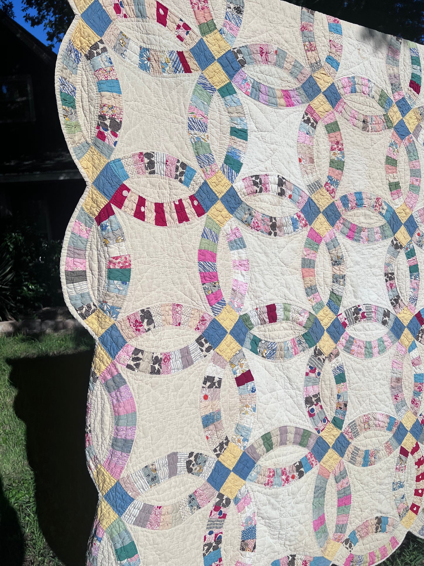 Double Wedding Ring - one of the most recognizable and beloved American quilt designs