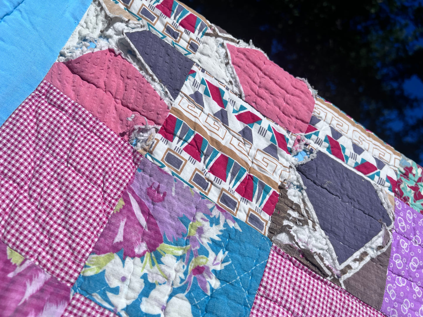 A classic Nine-Patch quilt, which is one of the most fundamental and versatile patterns as a cutter/crafter