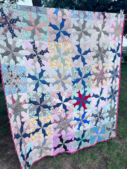 Primitive Country Whirligig/Pinwheel AKA often called the Fish Whig or Swimming Fish