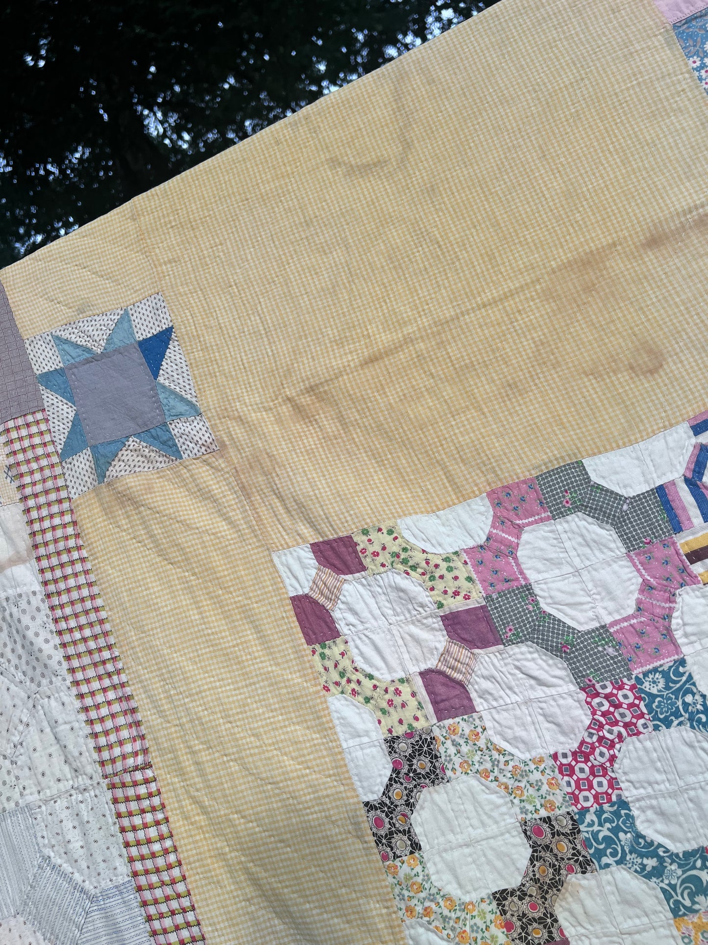 What an incredible piece of community textile history! A fascinating "Sampler" Signature/Friendship Quilt.