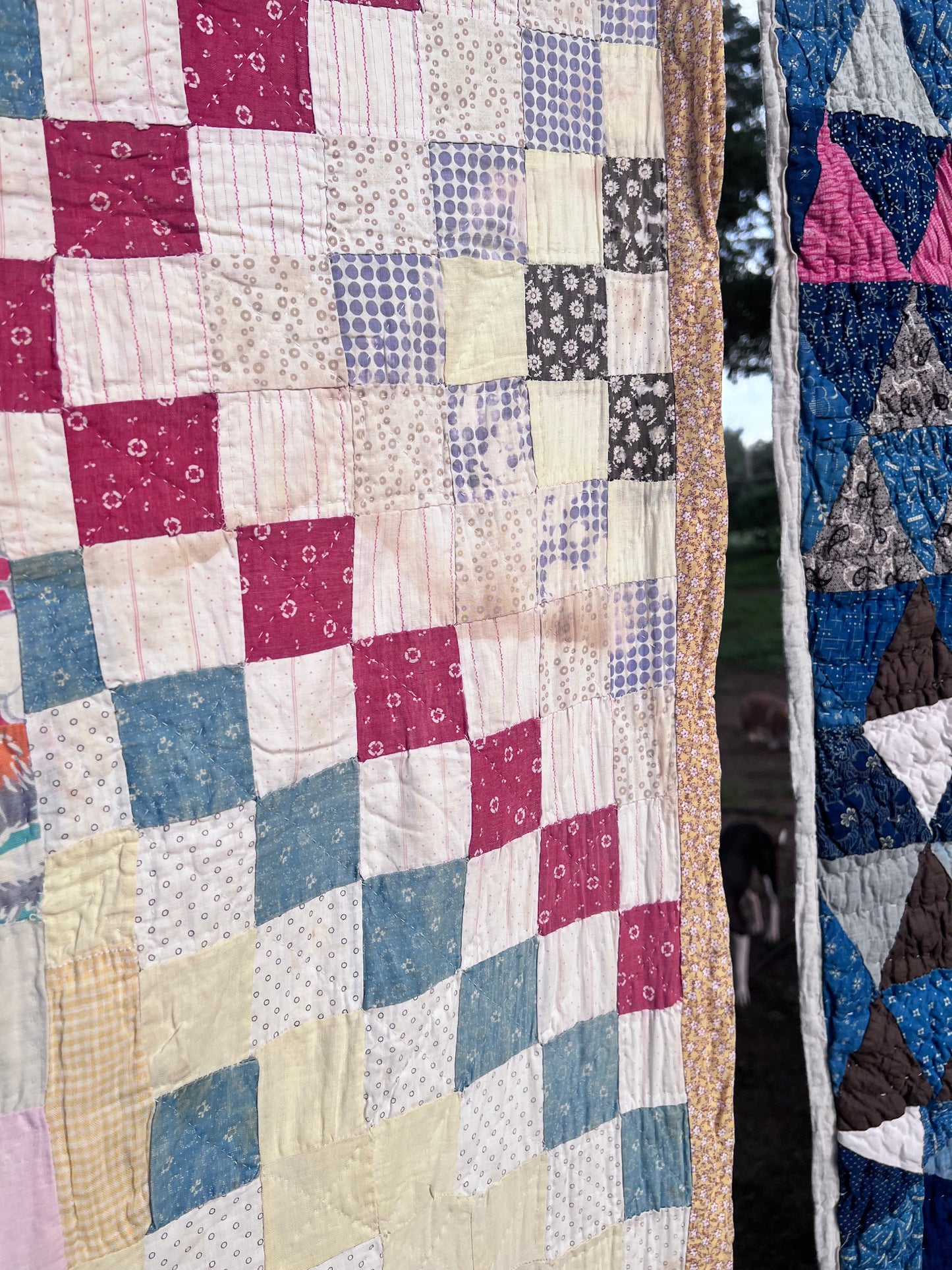 What an incredible piece of community textile history! A fascinating "Sampler" Signature/Friendship Quilt.
