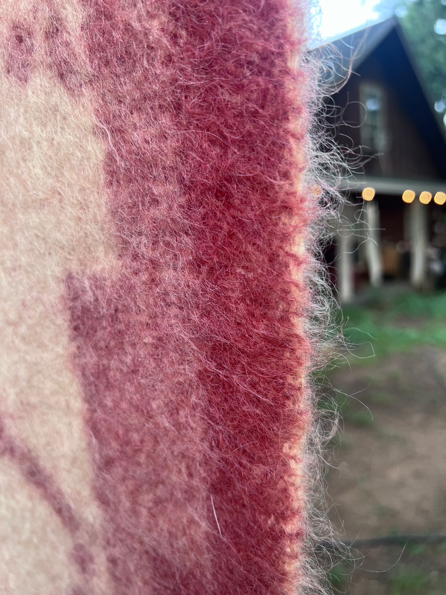 Vintage All-Wool Famous Holland Tulip Trade Blanket by Orr Felt & Blanket Co. GORGEOUS!