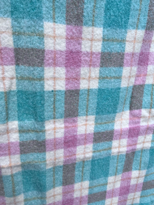 Ayers Pure Wool Vintage All Wool Blanket - gorgeous piece of mid-century Canadian textile history