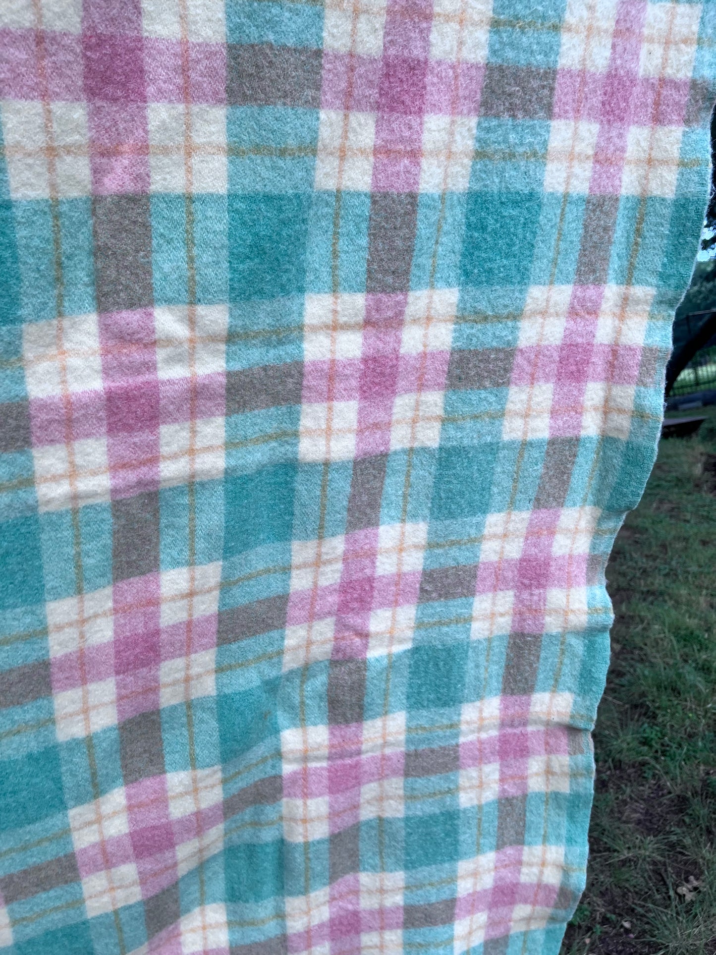Ayers Pure Wool Vintage All Wool Blanket - gorgeous piece of mid-century Canadian textile history
