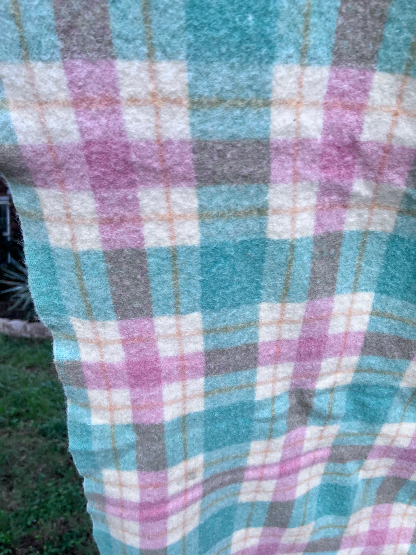 Ayers Pure Wool Vintage All Wool Blanket - gorgeous piece of mid-century Canadian textile history