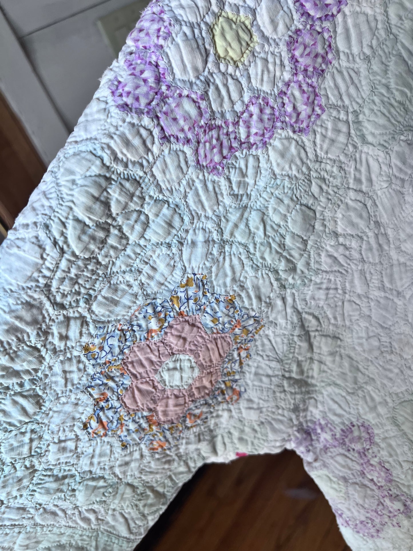 Grandmother's Flower Garden Glorious Quilt Jacket in our Lucy Design