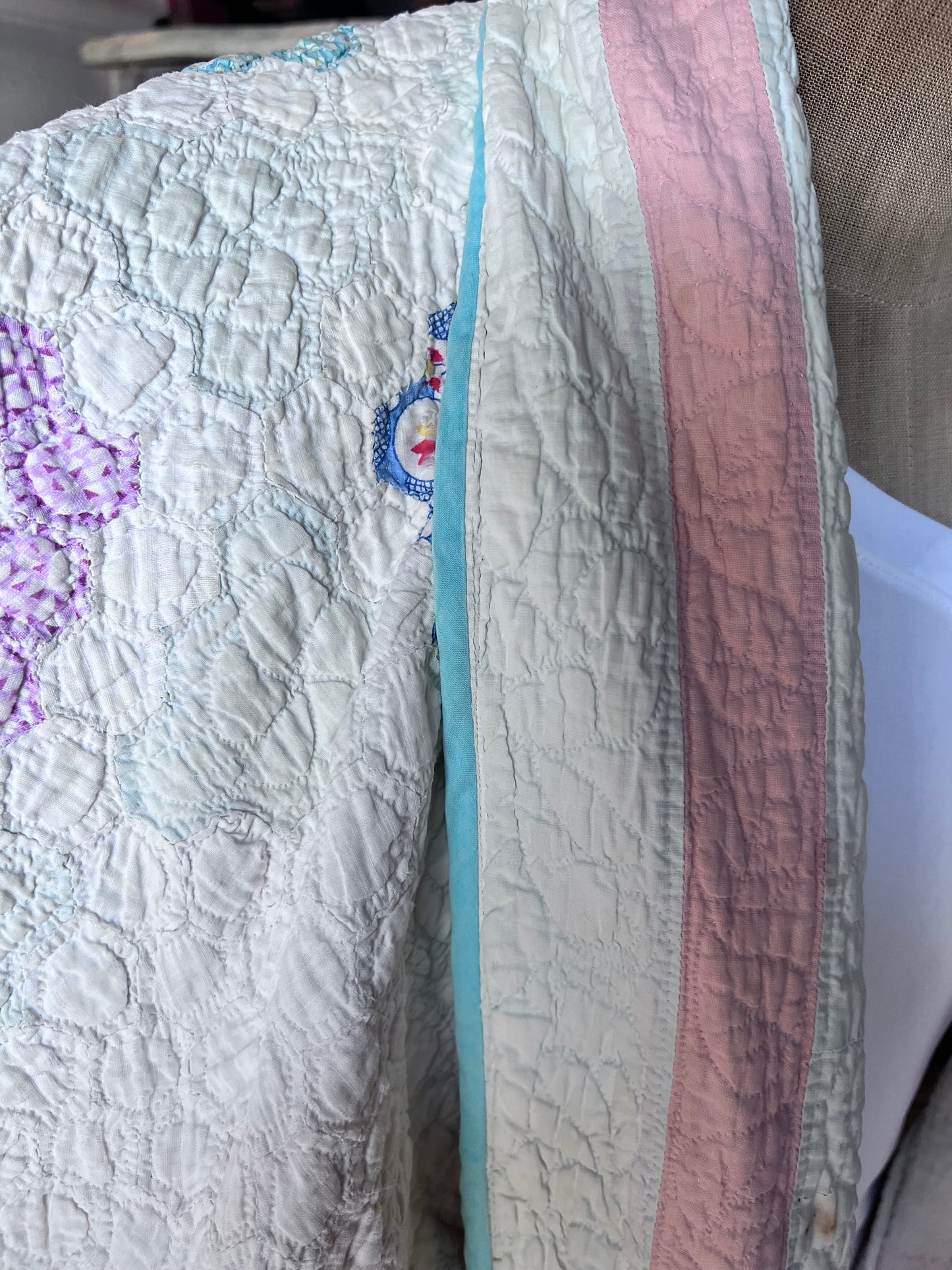 Grandmother's Flower Garden Glorious Quilt Jacket in our Lucy Design