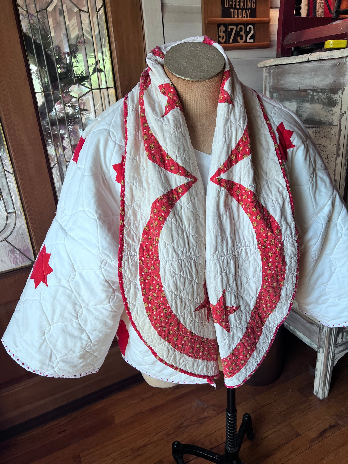 Stunning Americana Eagle Quilted Jacket in our Lucy Design