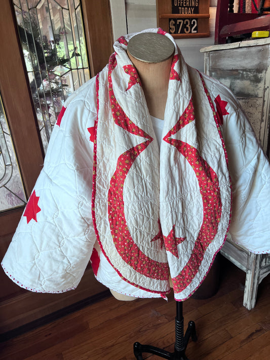 Stunning Americana Eagle Quilted Jacket in our Lucy Design