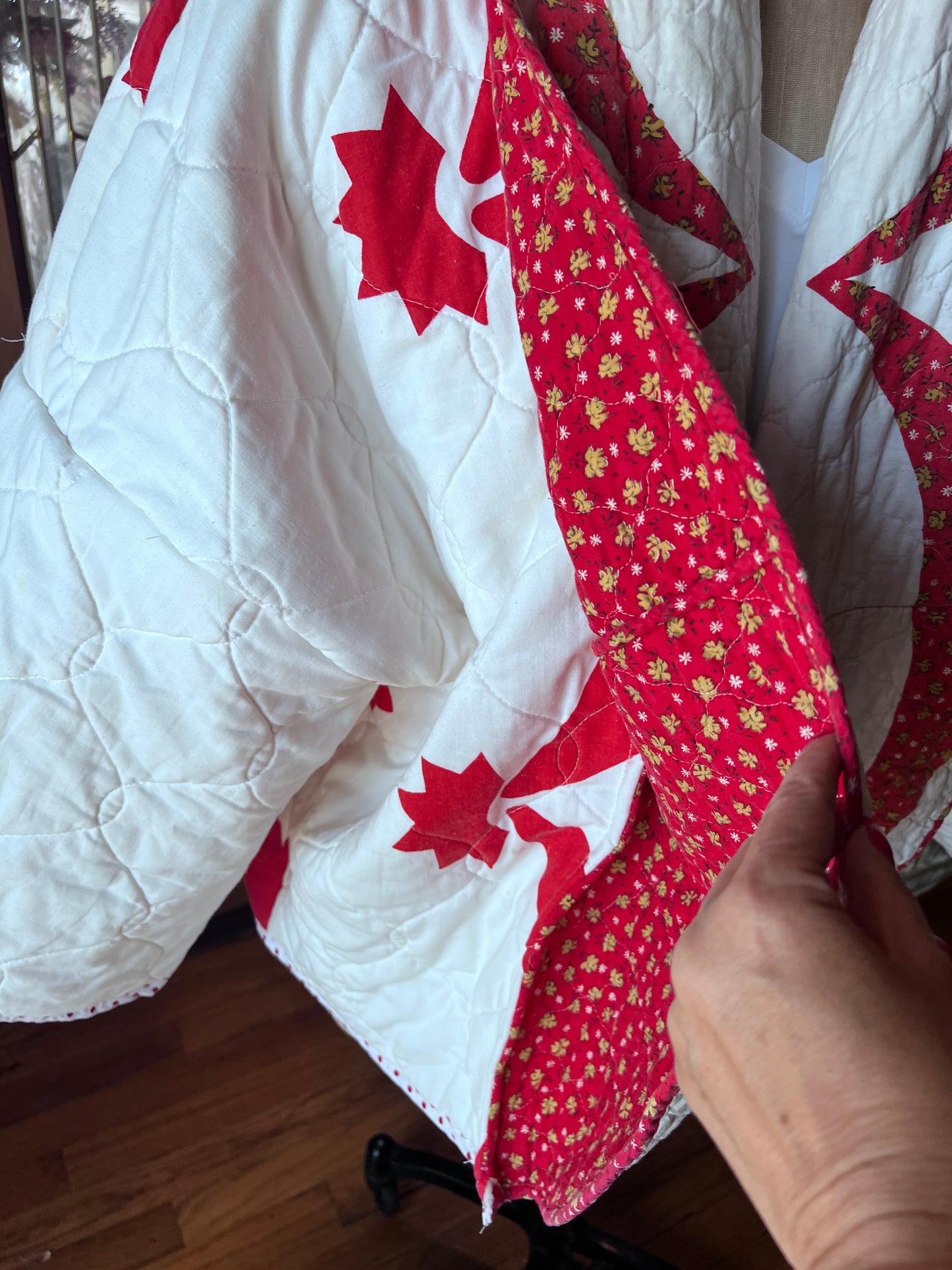Stunning Americana Eagle Quilted Jacket in our Lucy Design
