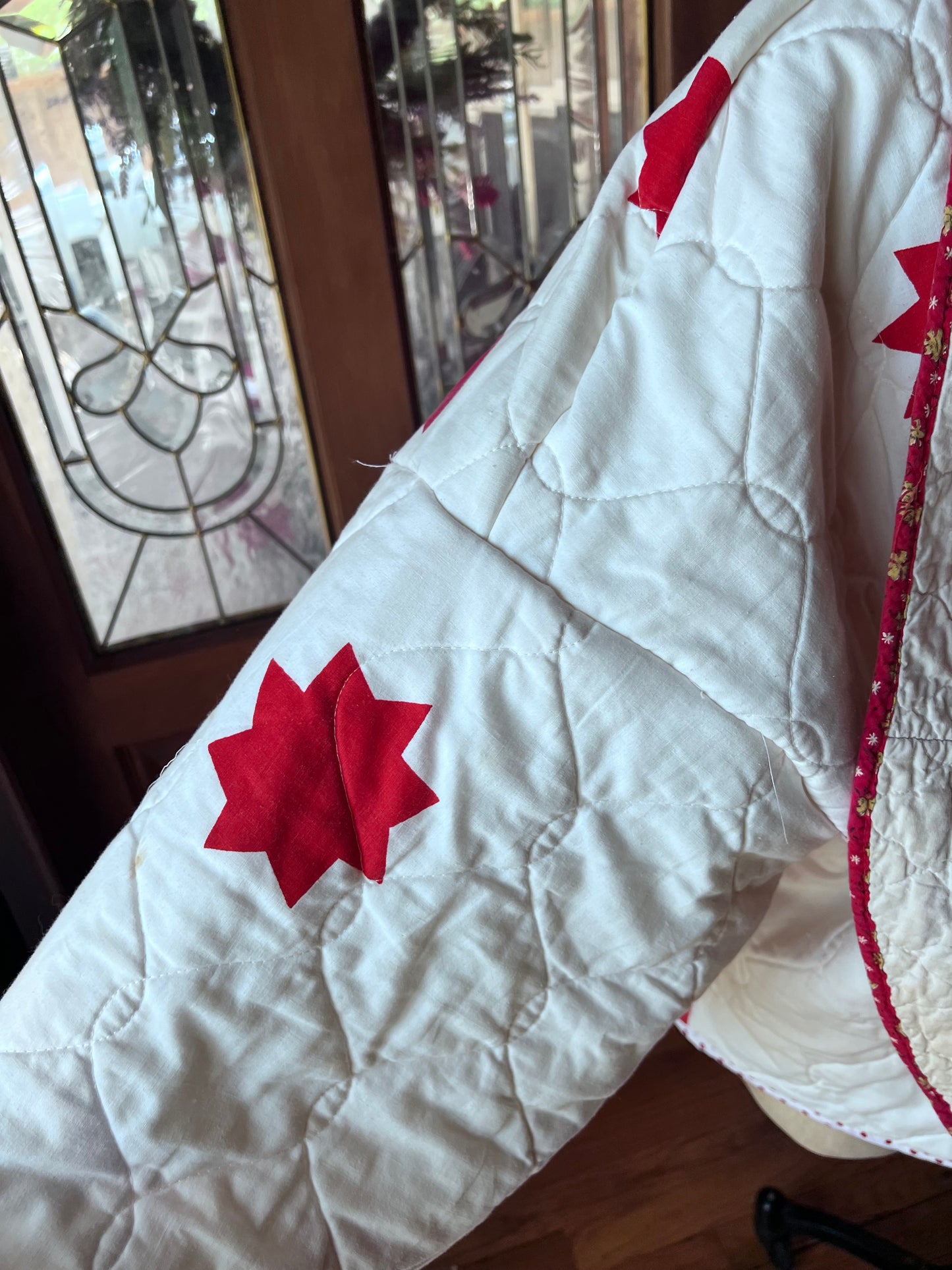 Stunning Americana Eagle Quilted Jacket in our Lucy Design