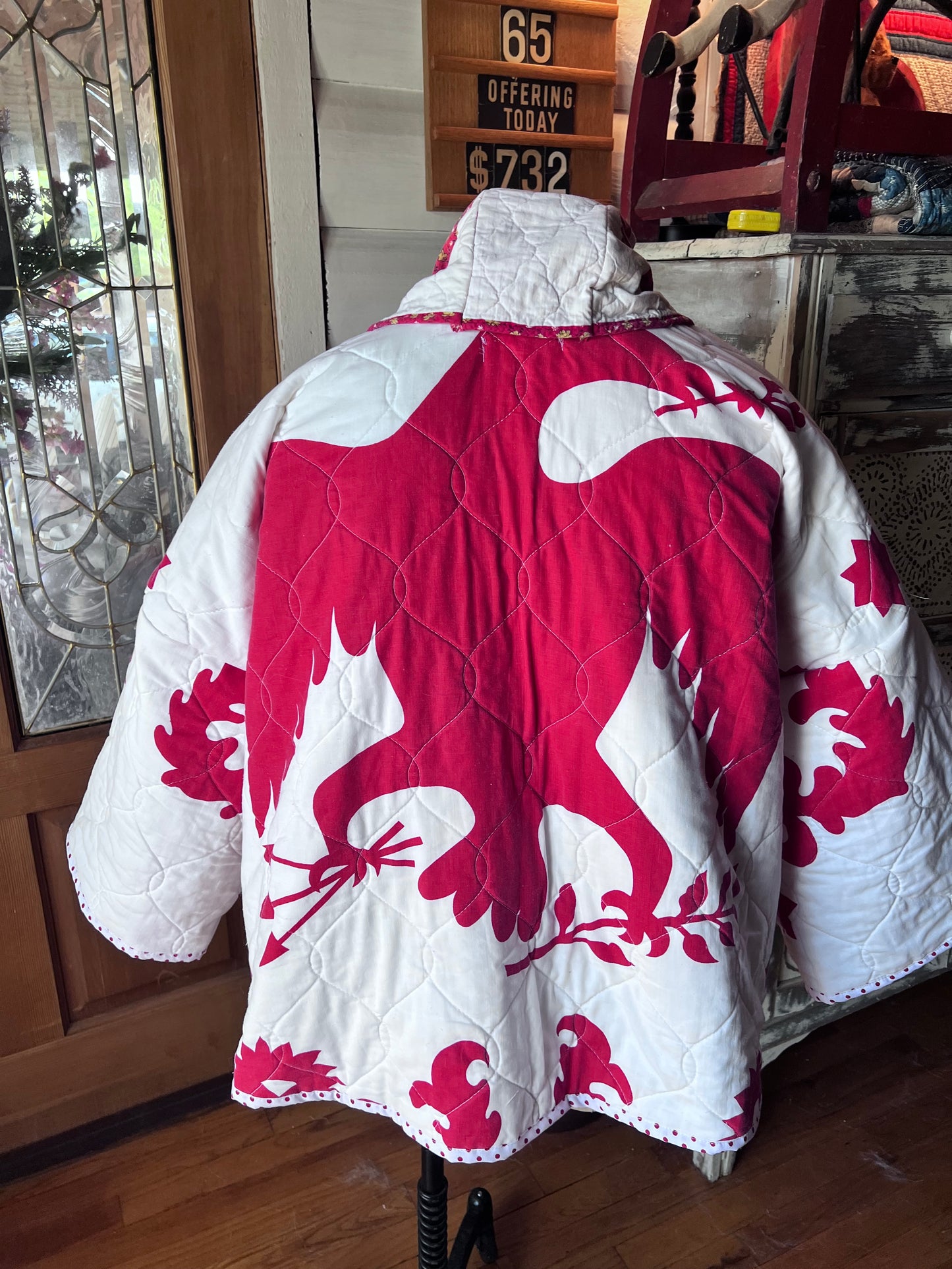Stunning Americana Eagle Quilted Jacket in our Lucy Design