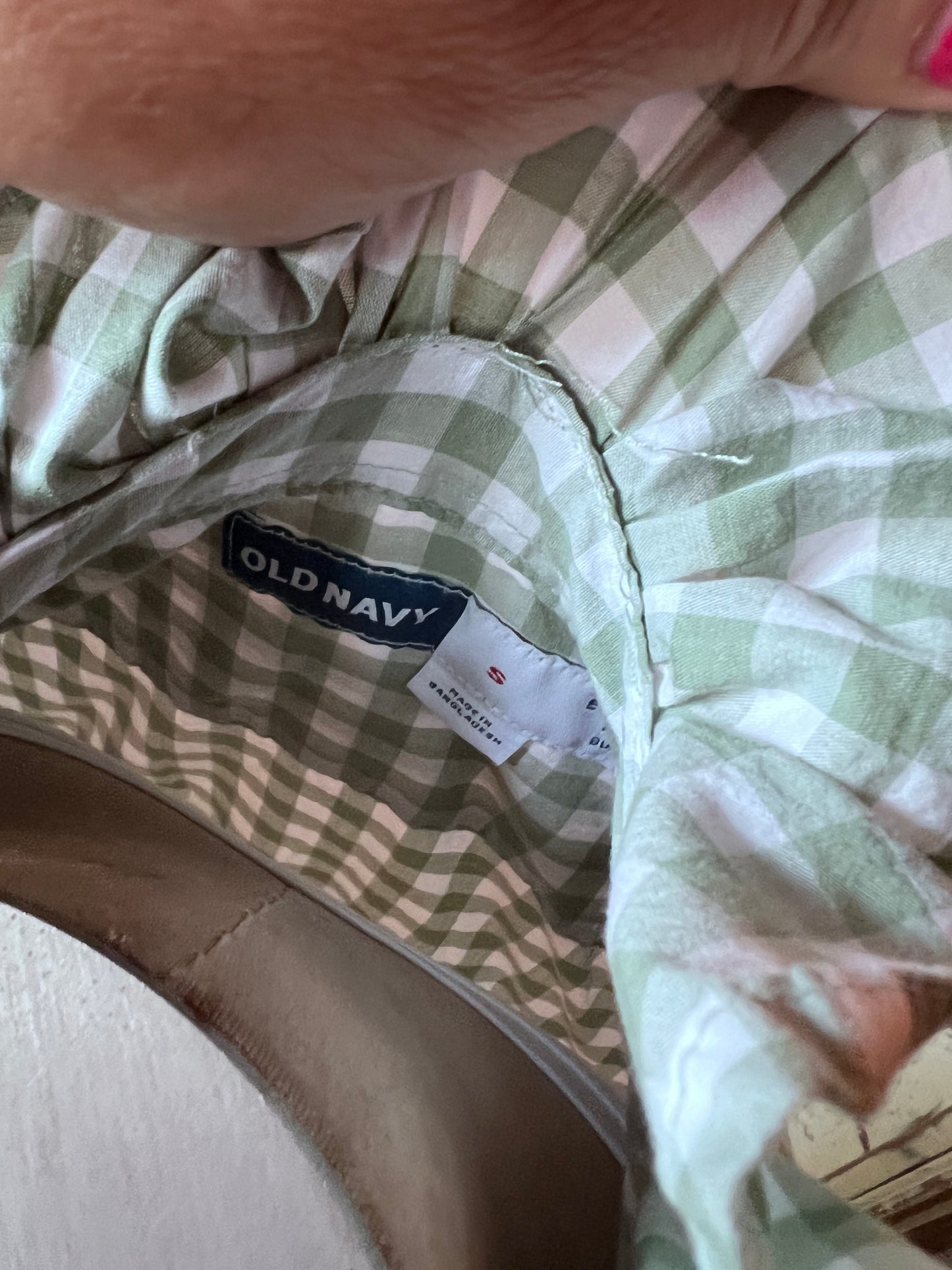Upcycled Men's Shirt Made for Feminine Style and One of a Kind Sophistication - Old Navy